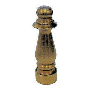 BRASS 1 1/2" FINIAL B & L BRASS 1 1/2" FINIAL B & L